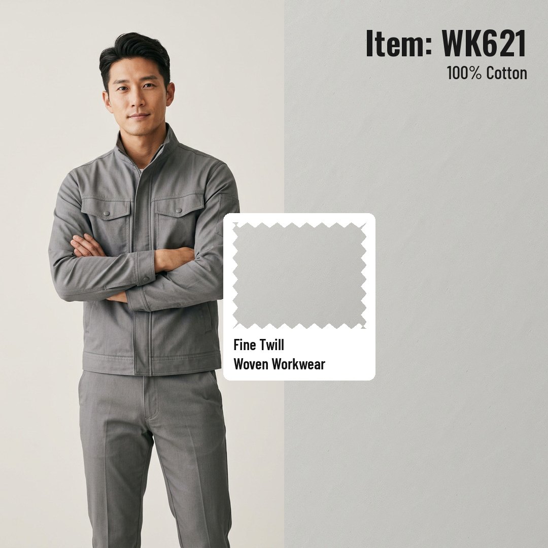 WK621 Woven Fabric Fine Twill 100% Cotton