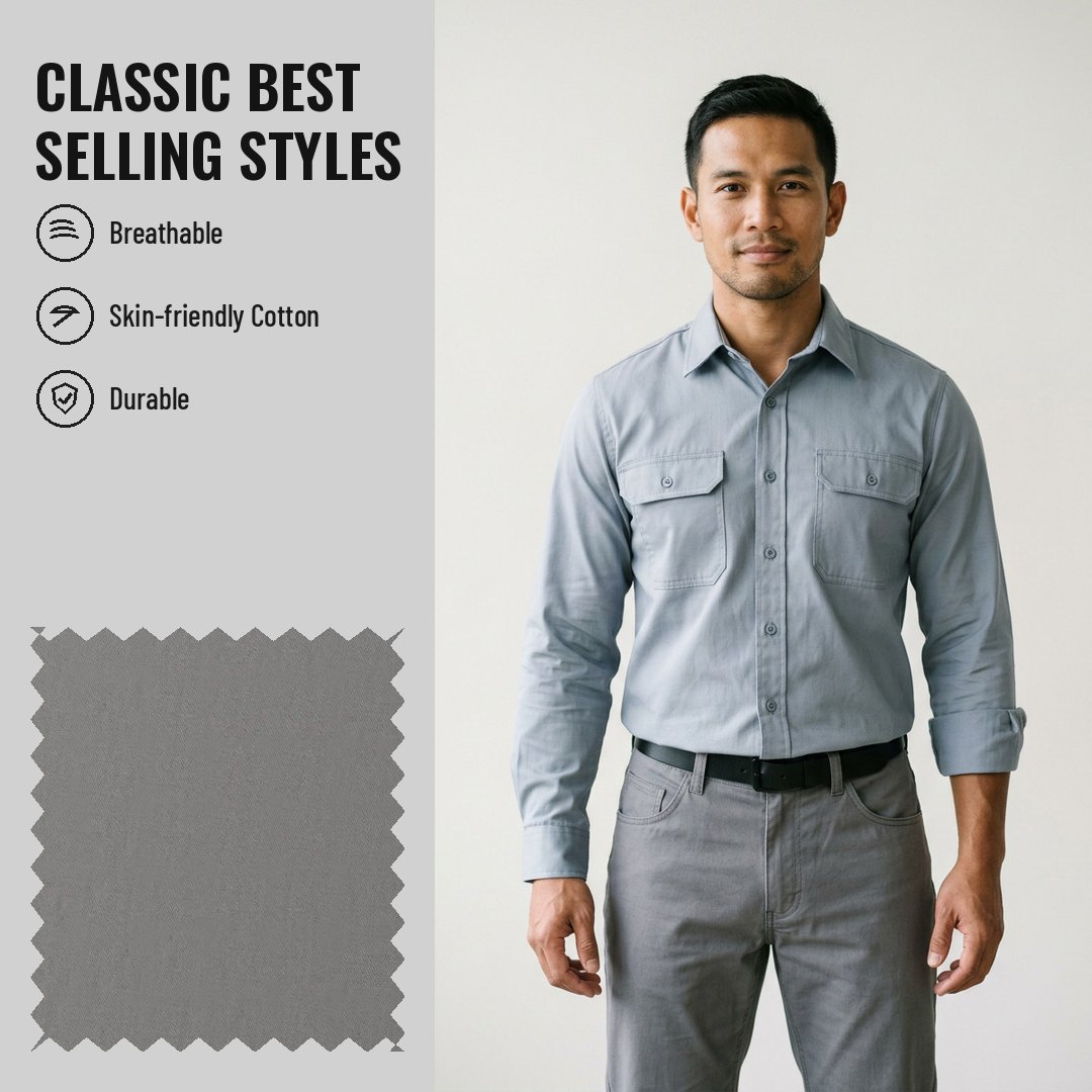 WK623 Woven Fabric Fine Twill 100% Cotton - Ảnh 2