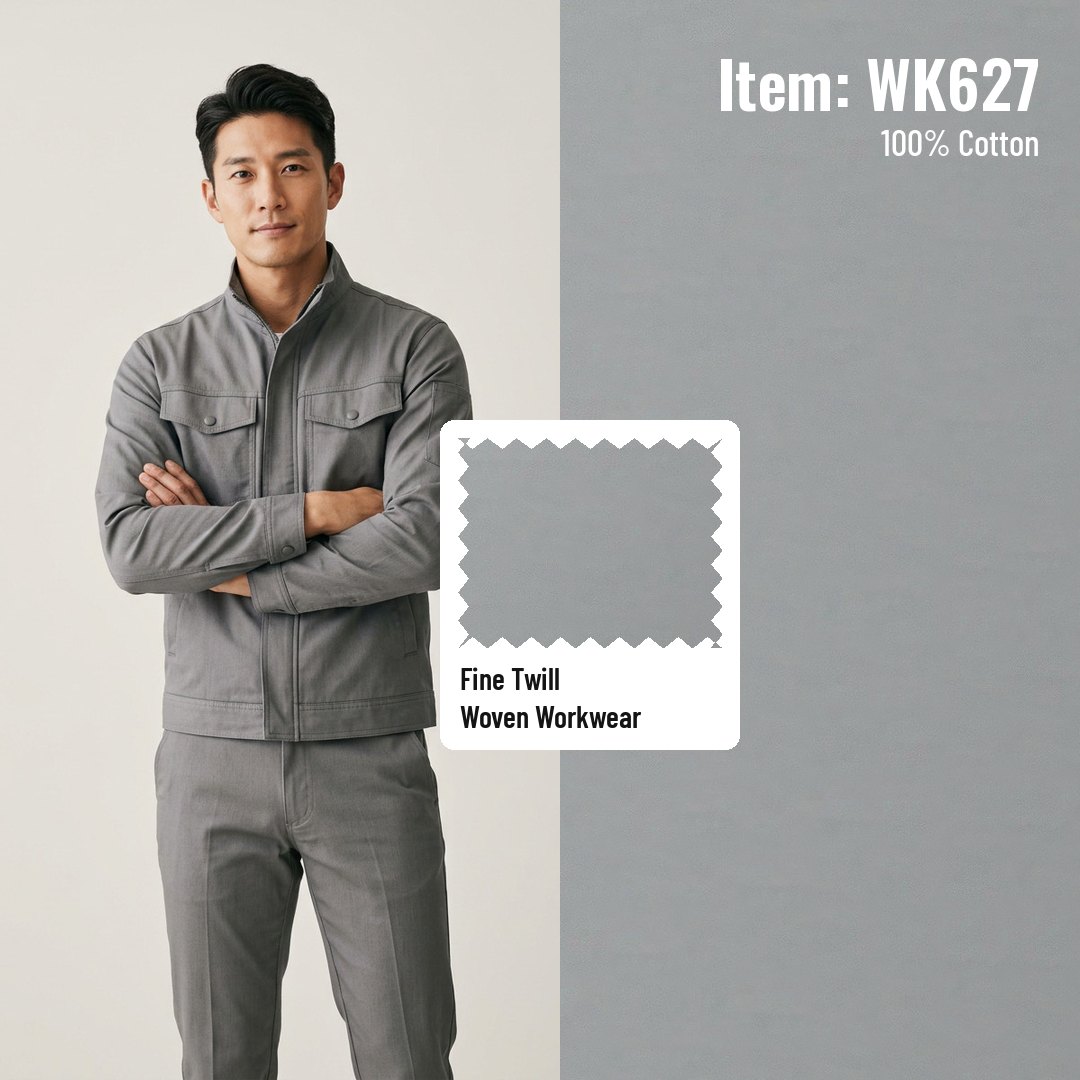 WK627 Woven Fabric Fine Twill 100% Cotton