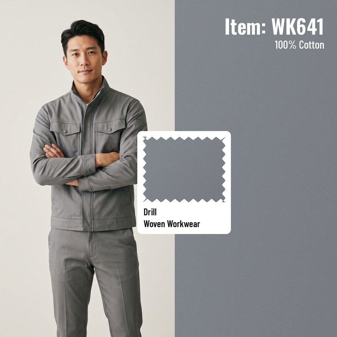 WK641 Woven Fabric Drill 100% Cotton