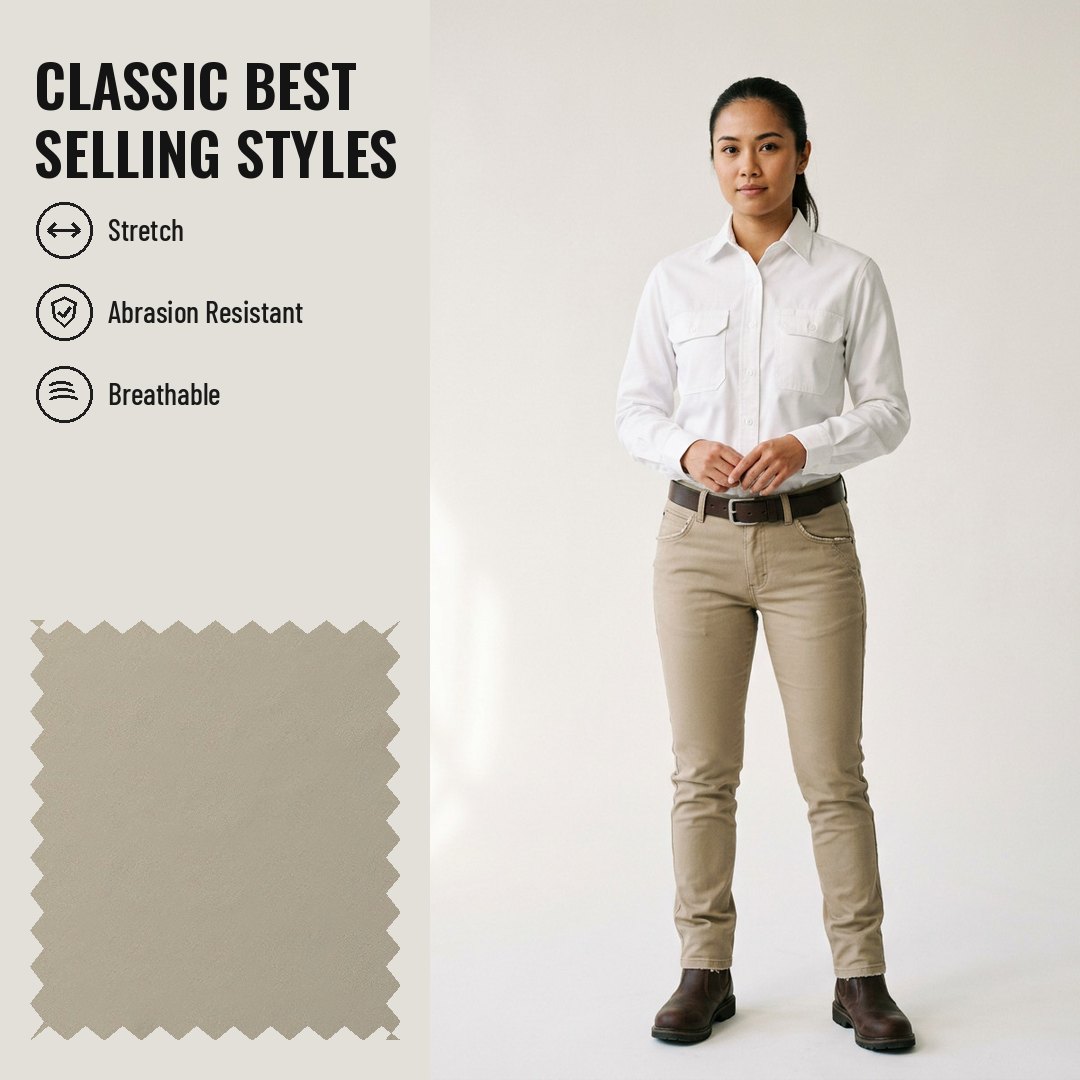 WK701 Stretch Woven Fabric Twill T/C 60/36 - Ảnh 2