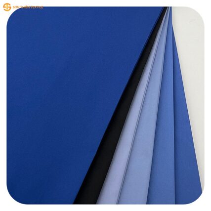 WK709 Moisture-wicking Woven Fabric High-Density Twill CVC 60/40 – ảnh vải thật 1