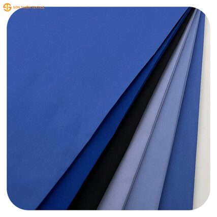 WK710 Moisture-wicking Woven Fabric High-Density Twill CVC 60/40 – ảnh vải thật 1