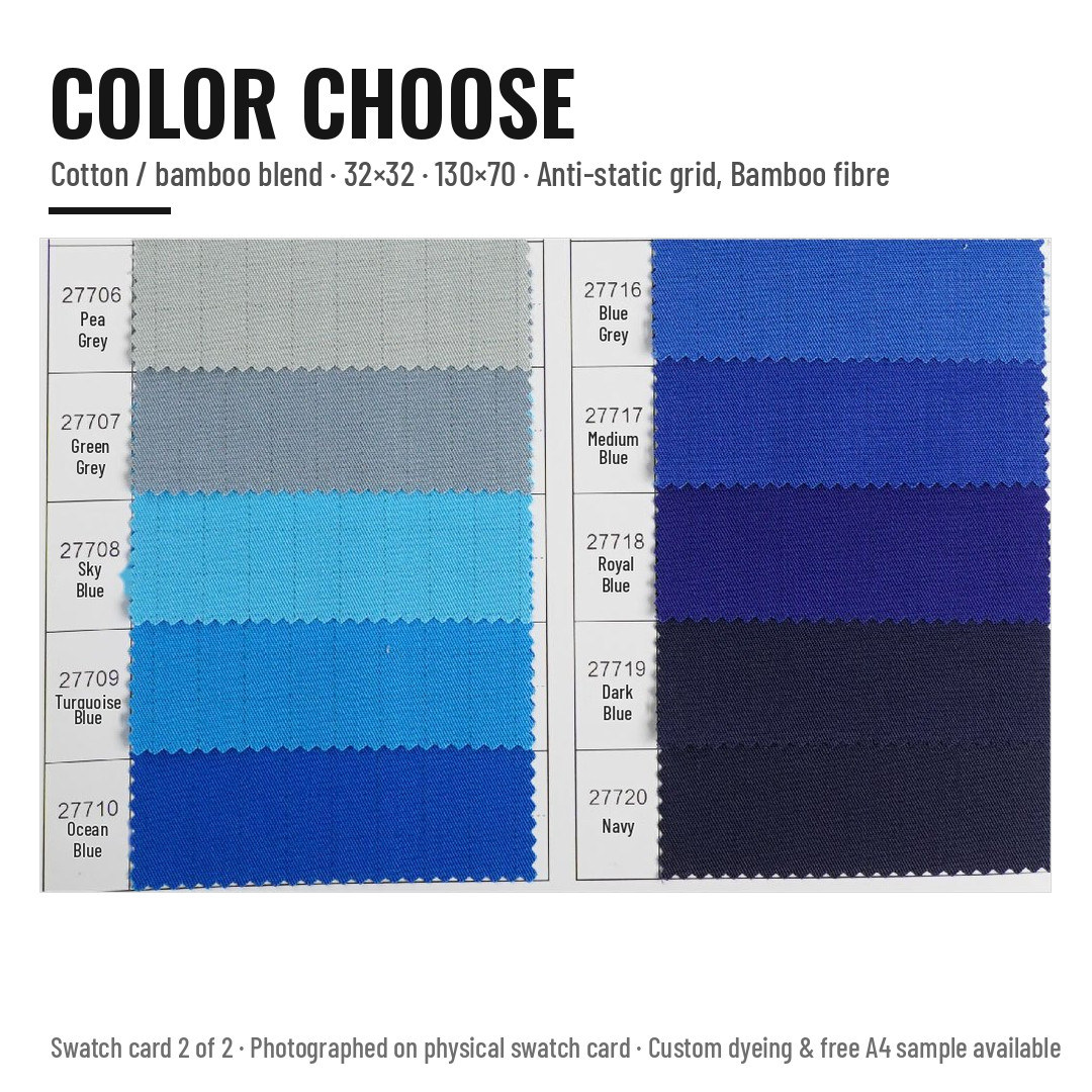 Bảng màu vải 27 C/T/B – thẻ màu 2 | Sơn Thiên Textile