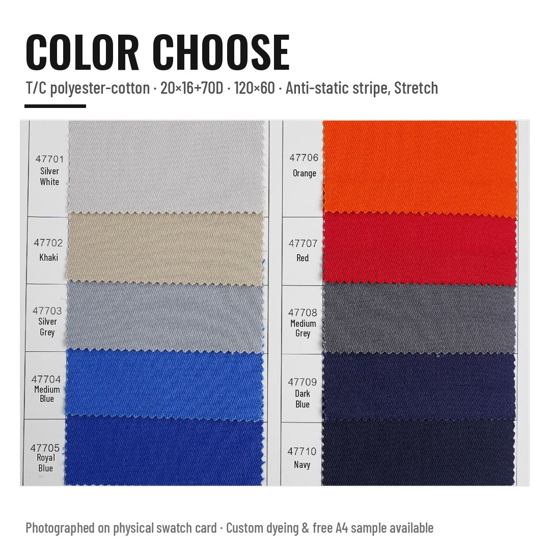 Bảng màu vải 47 TC – thẻ màu 1 | Sơn Thiên Textile
