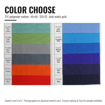 Bảng màu vải CL T/C – thẻ màu 2 | Sơn Thiên Textile